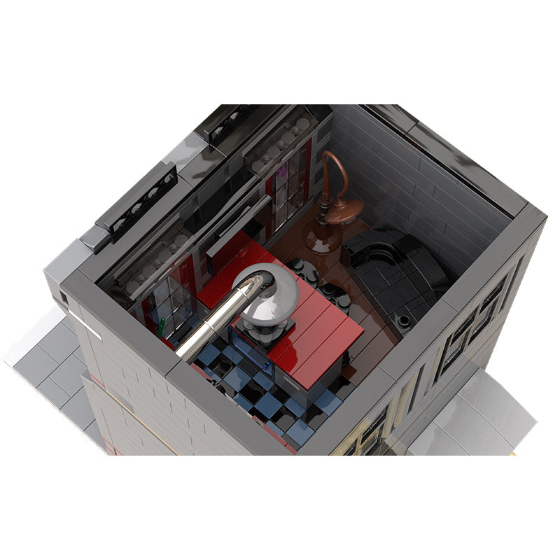 MOC-3919 Arkham Modular Building