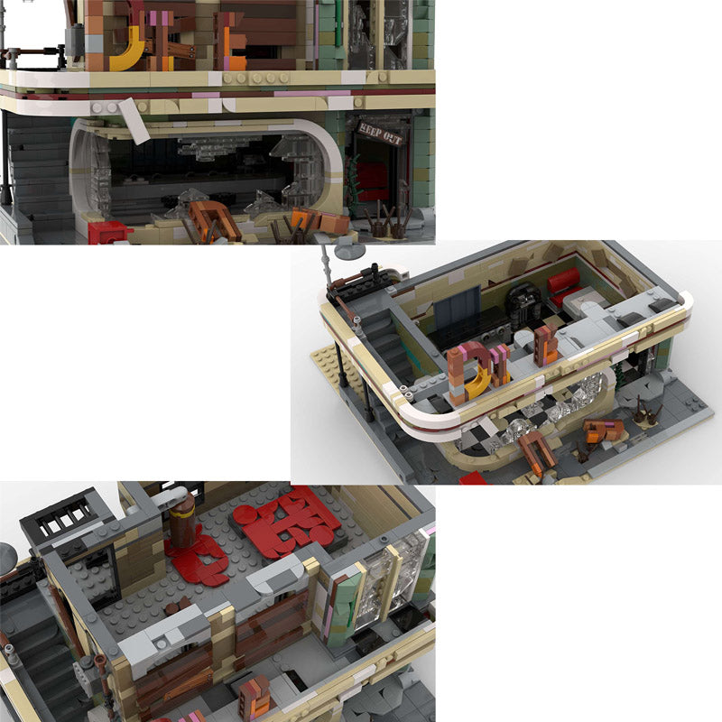 MOC-40173 Downtown Diner - Apocalypse Version