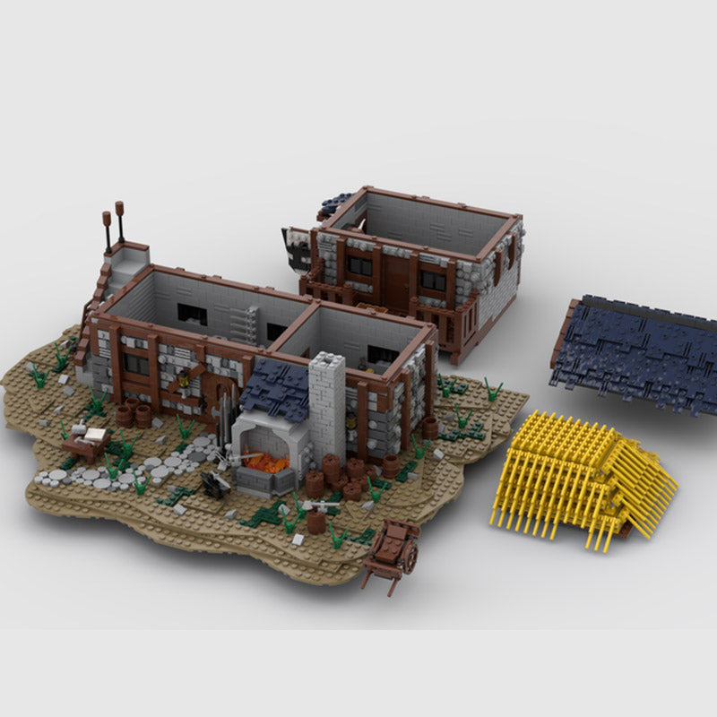 MOC-42378 Medieval Blacksmith House