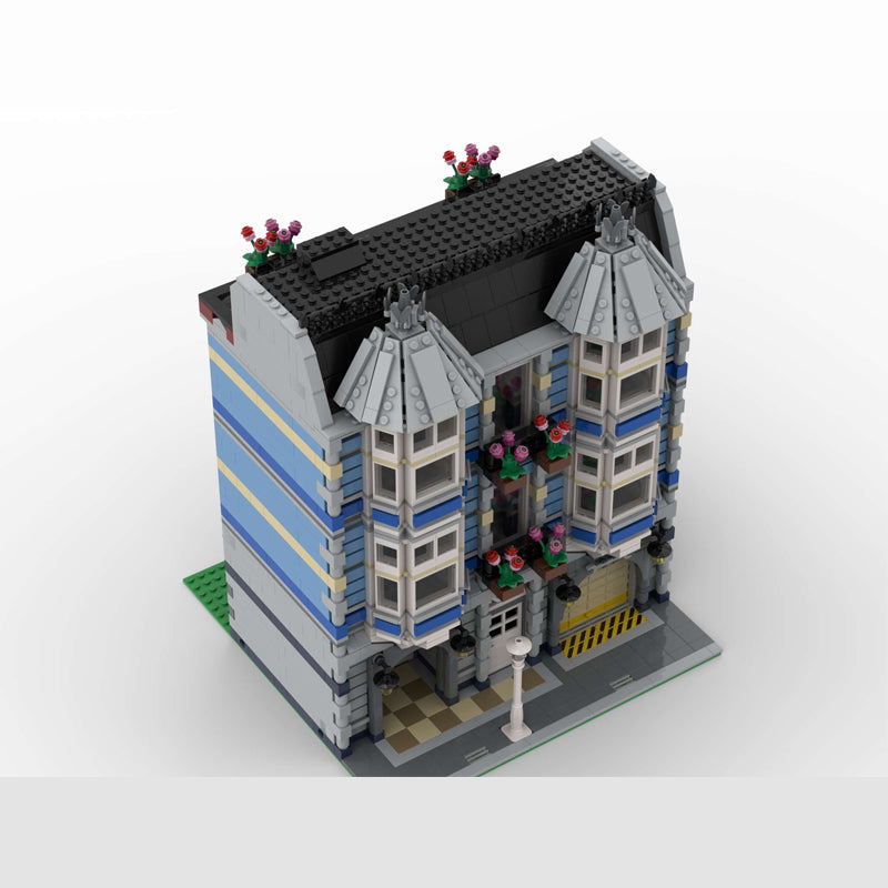 MOC-46476 Blue Brick Mansion