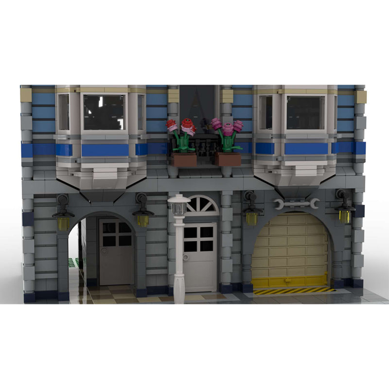 MOC-46476 Blue Brick Mansion