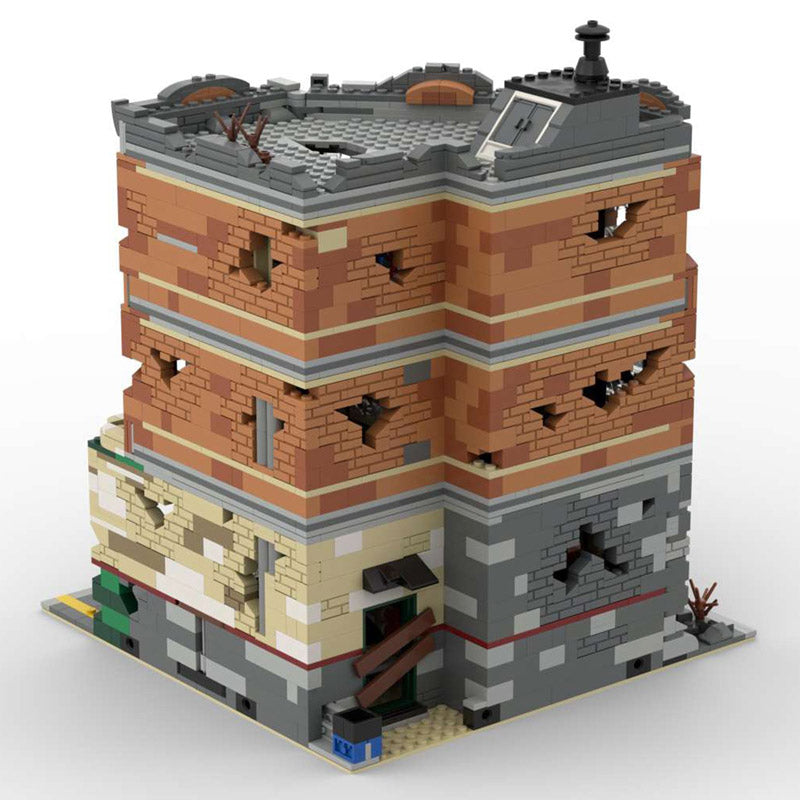 MOC-66422 Corner Garage - Apocalypse Version