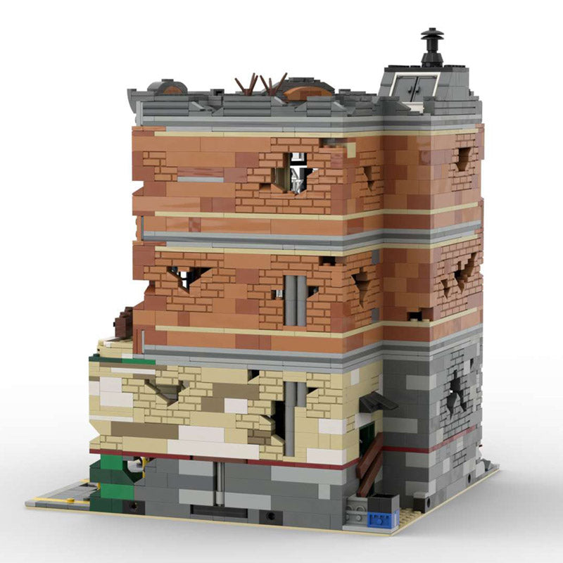 MOC-66422 Corner Garage - Apocalypse Version