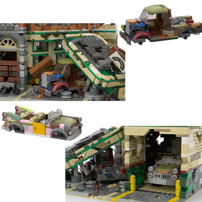 MOC-66422 Corner Garage - Apocalypse Version