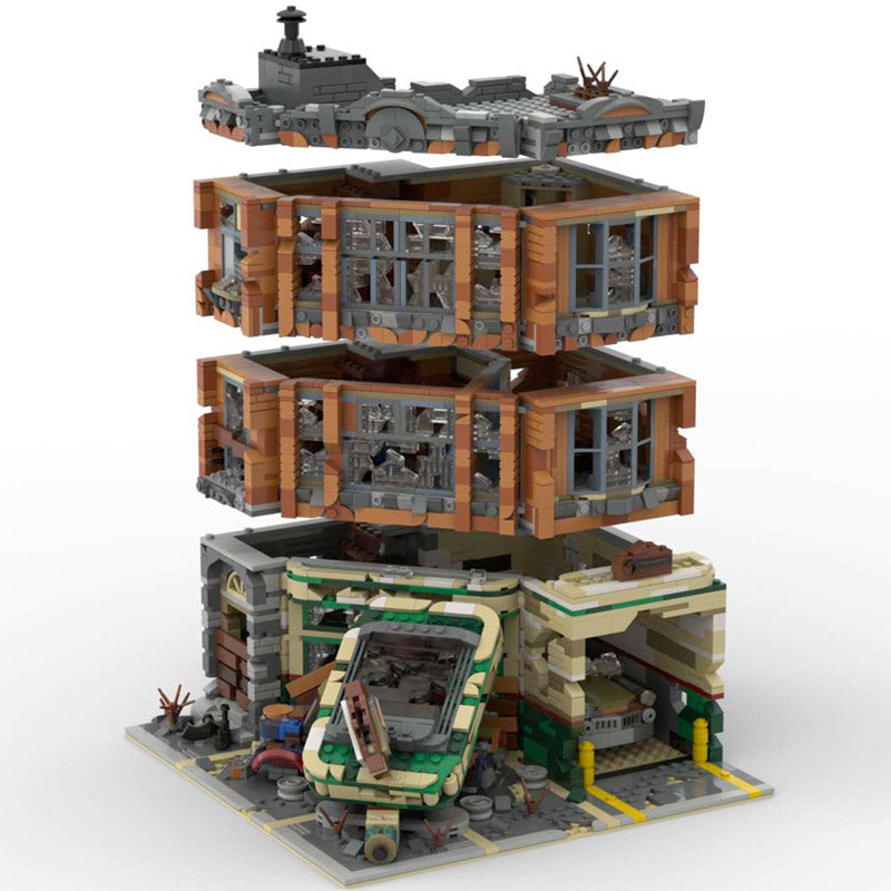 MOC-66422 Corner Garage - Apocalypse Version