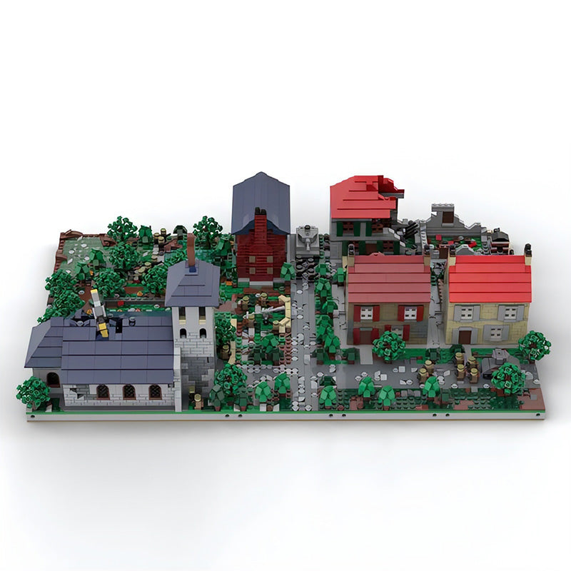 MOC-68564 World War Miniature Modular Diorama
