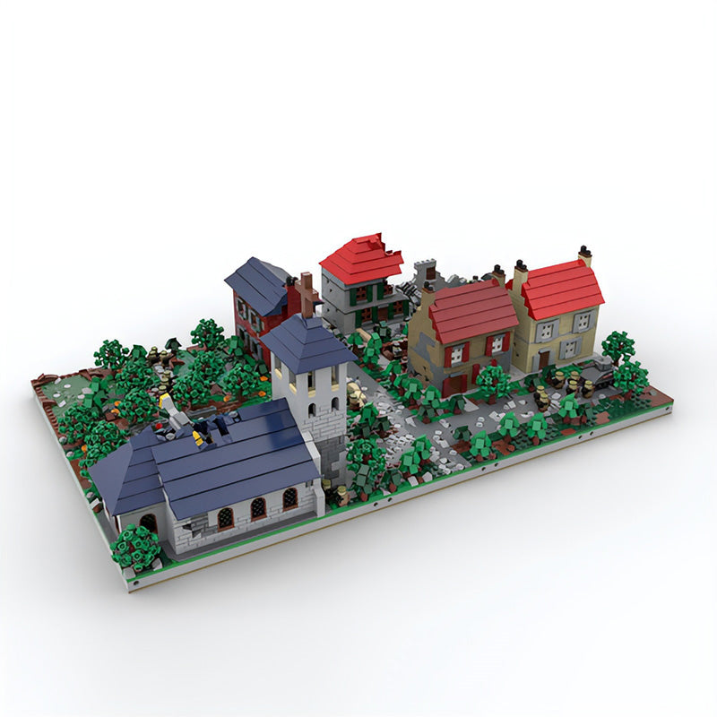 MOC-68564 World War Miniature Modular Diorama