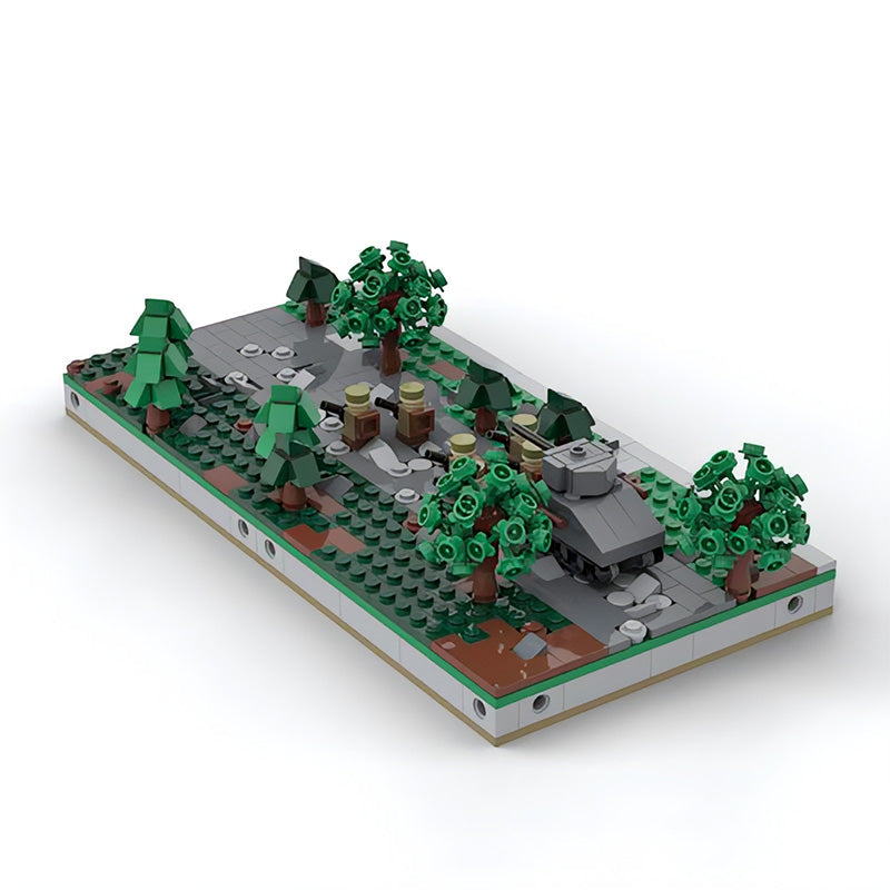 MOC-68564 World War Miniature Modular Diorama