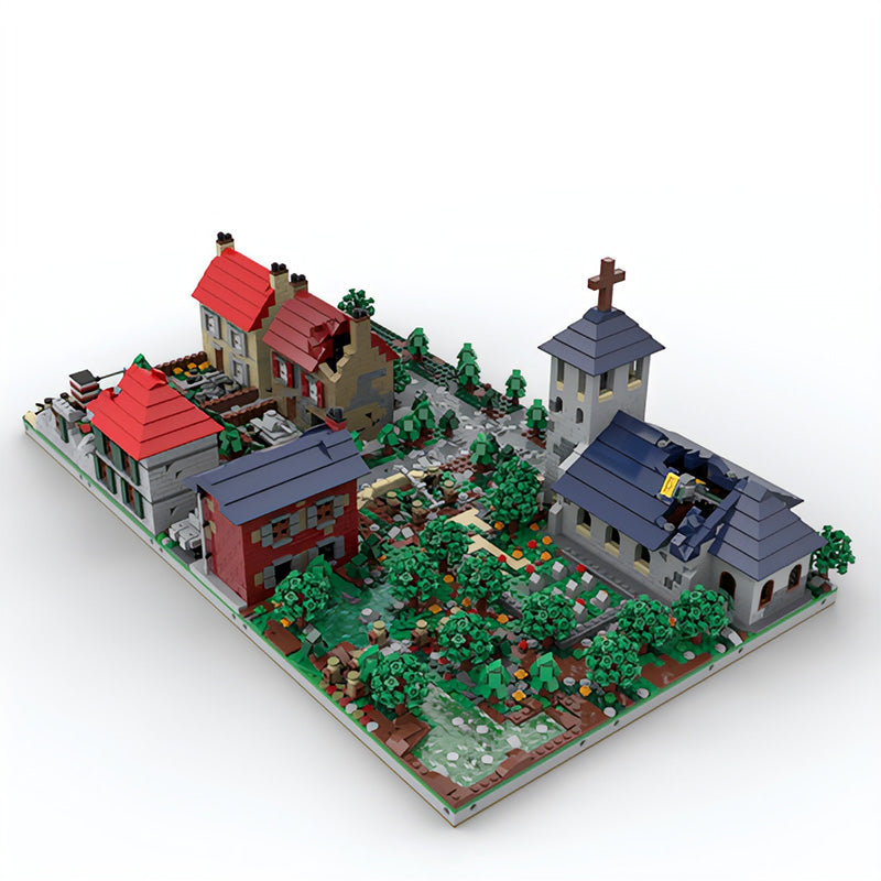 MOC-68564 World War Miniature Modular Diorama