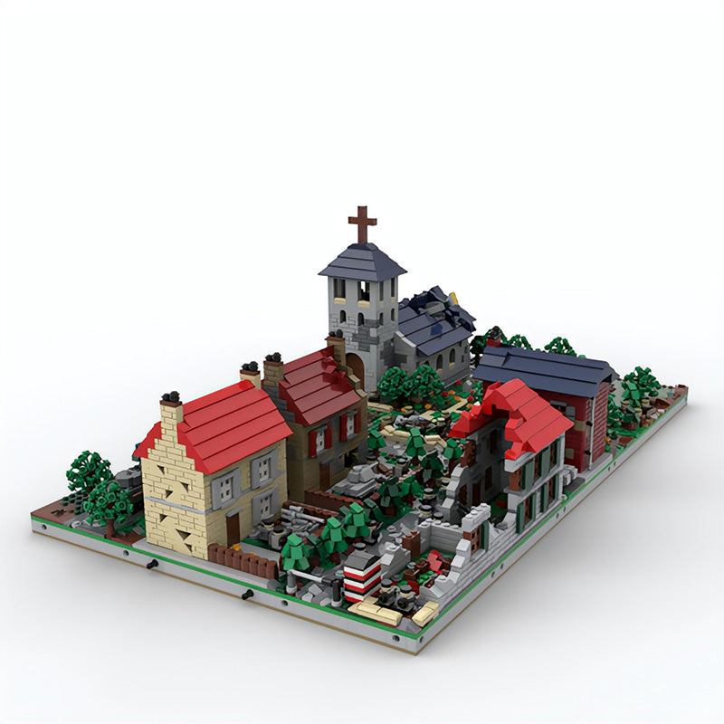 MOC-68564 World War Miniature Modular Diorama