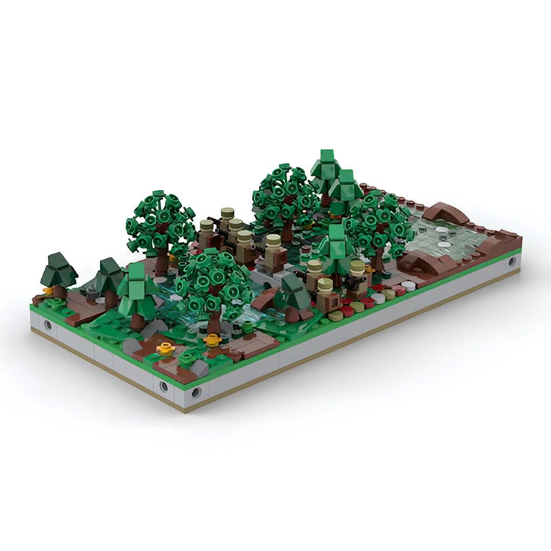 MOC-68564 World War Miniature Modular Diorama
