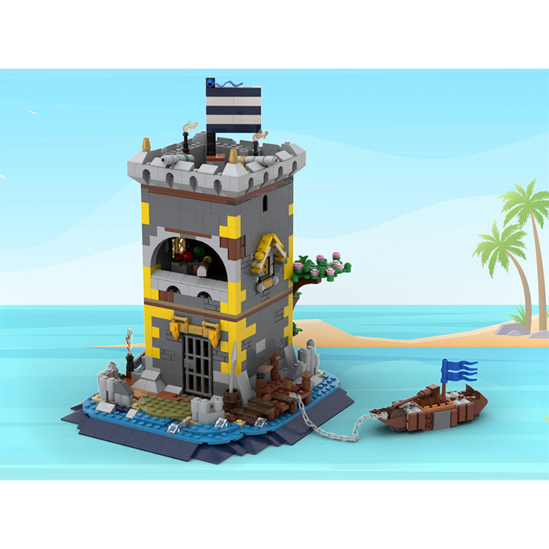 MOC-85265 Pirate Empire Stronghold 31120 Alternative Build