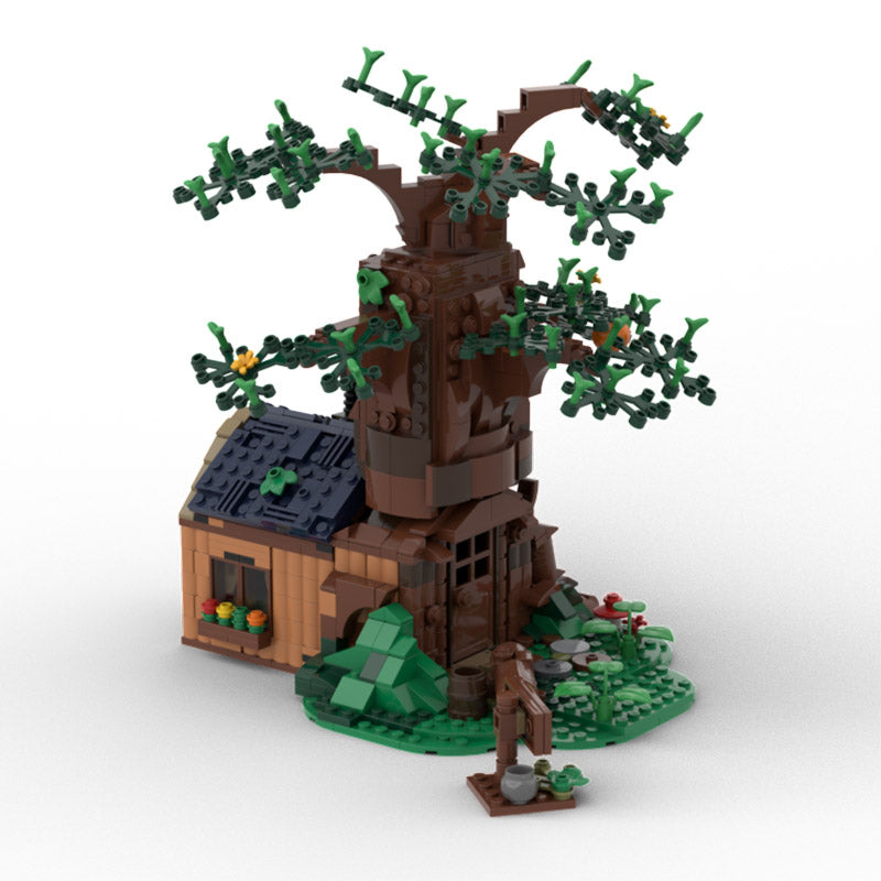 MOC-96612 Medieval blacksmith shop hamlet