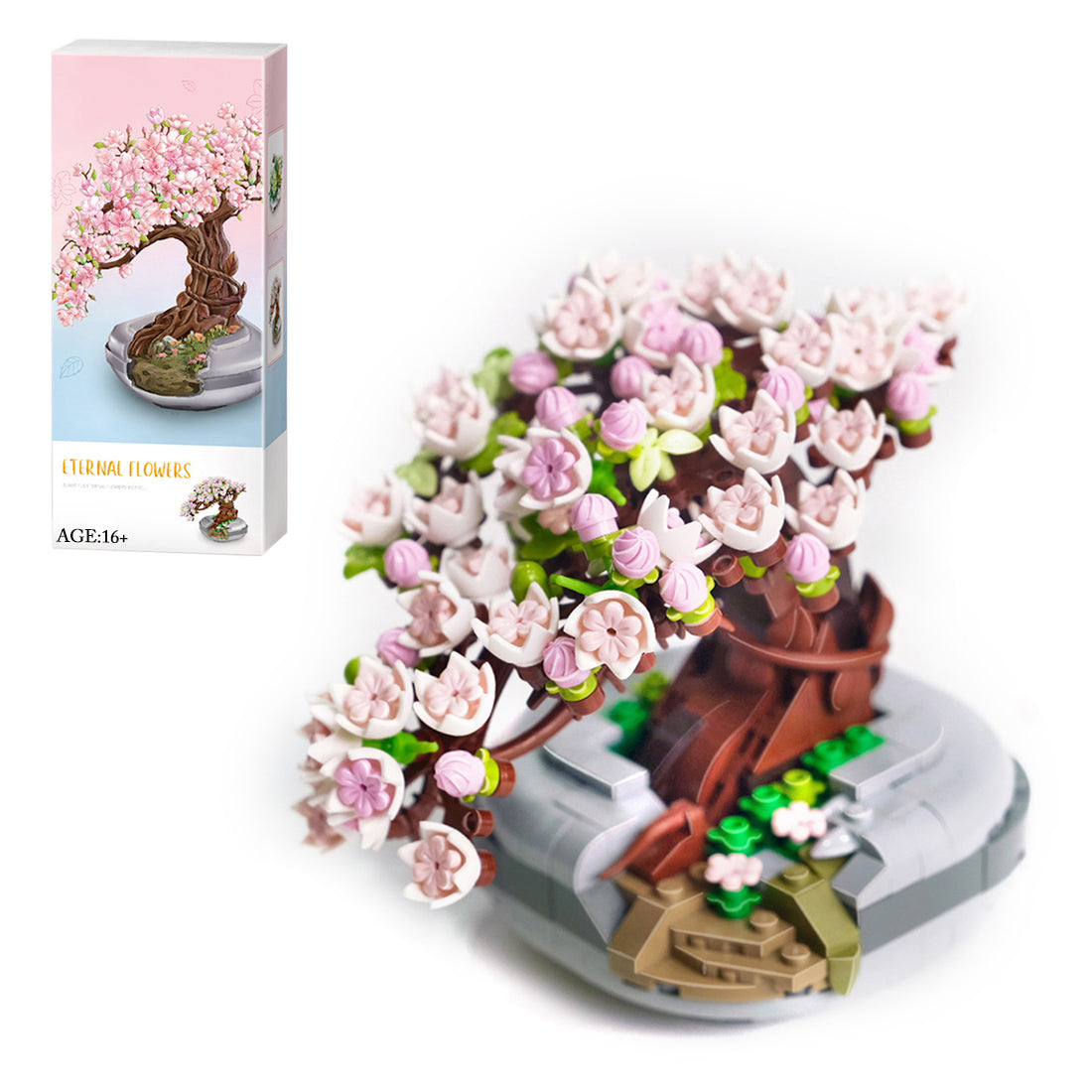 Sakura Tree Bonsai Model Kit Mini MOC