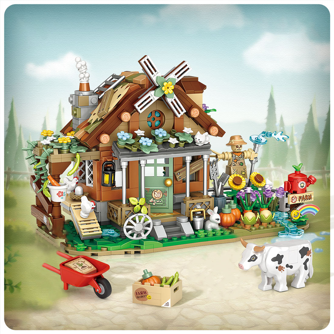 The Mini Farm Cabin MOC