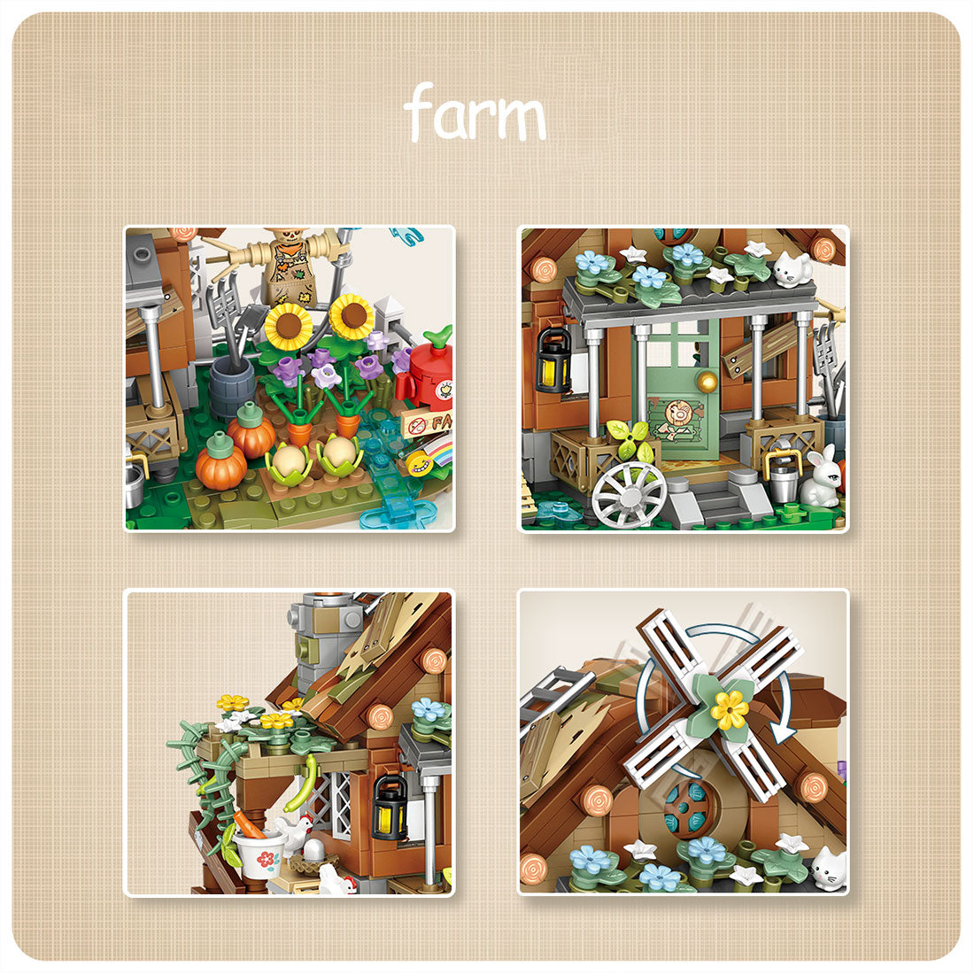The Mini Farm Cabin MOC
