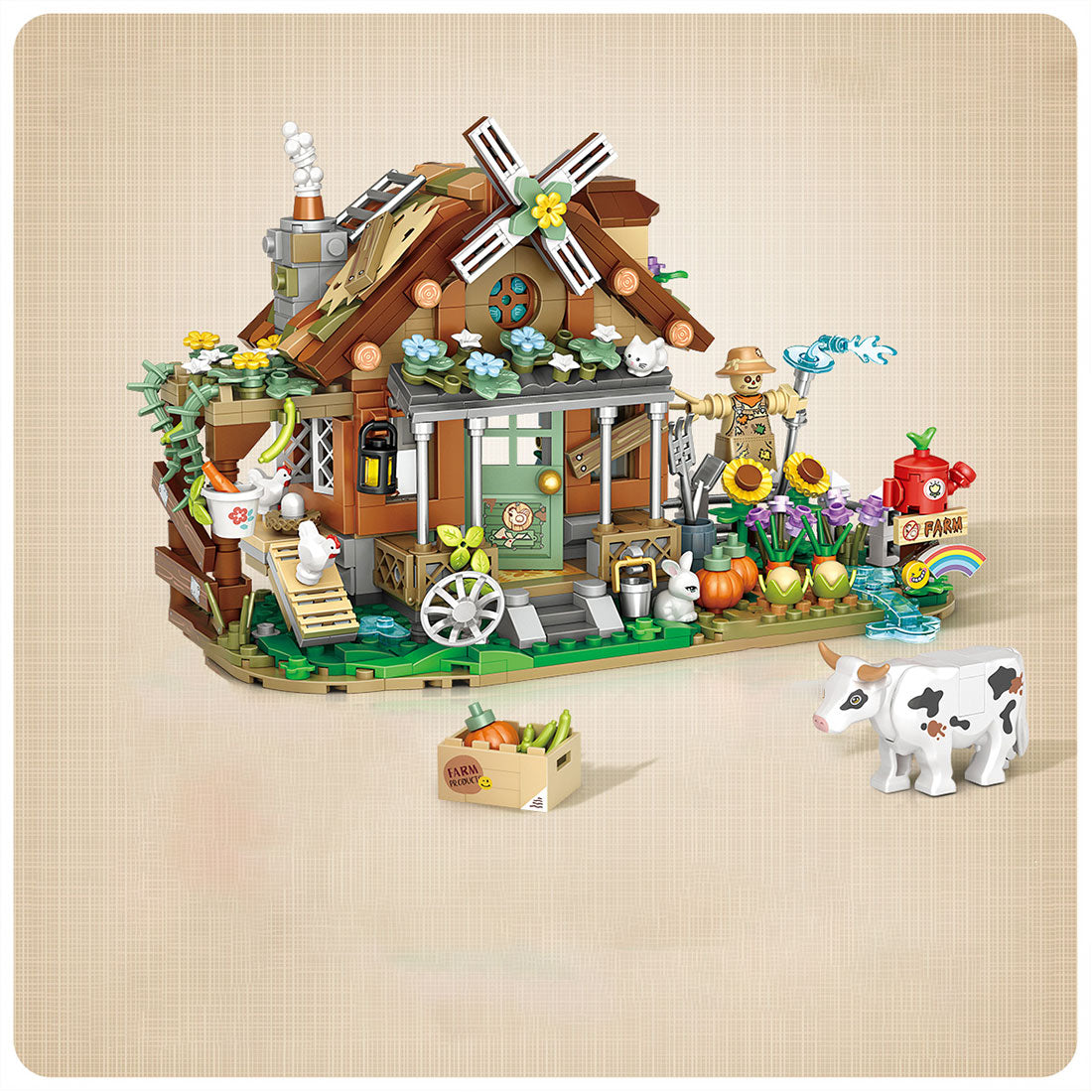 The Mini Farm Cabin MOC