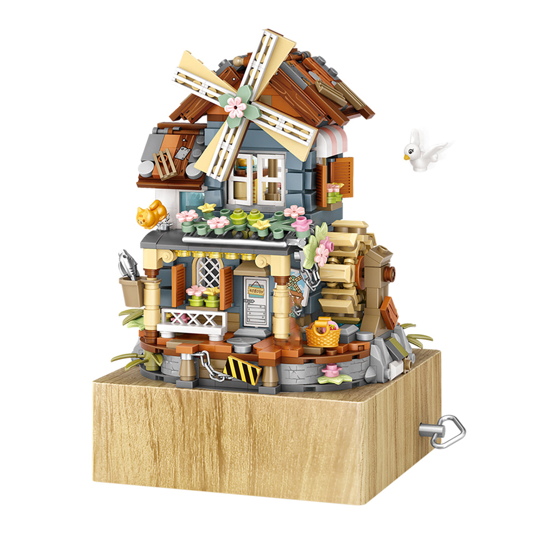 Windmill House Music Box MOC