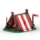 Load image into Gallery viewer, MOC-126619 Medieval Viking Tent