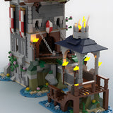 Load image into Gallery viewer, MOC-144007 Medieval Lake Fortress