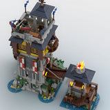 Load image into Gallery viewer, MOC-144007 Medieval Lake Fortress