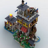 Load image into Gallery viewer, MOC-144007 Medieval Lake Fortress