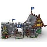 Laden Sie das Bild in den Galerie-Viewer, MOC-172507 31120 - Medieval Harbor (Black Falcons)