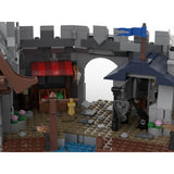 Laden Sie das Bild in den Galerie-Viewer, MOC-172507 31120 - Medieval Harbor (Black Falcons)