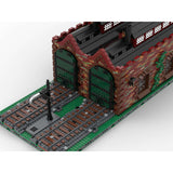 Load image into Gallery viewer, MOC-75755 Two-bay Train Power Station Engine Shed