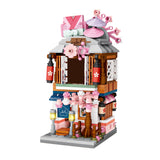 Load image into Gallery viewer, Japanese street kimono shop mini MOC