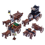 Load image into Gallery viewer, Medieval Characters Chariot MOC