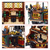 Load image into Gallery viewer, Medieval Pirate Ship MOC