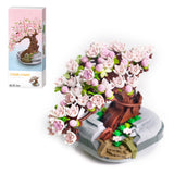 Load image into Gallery viewer, Sakura Tree Bonsai Model Kit Mini MOC